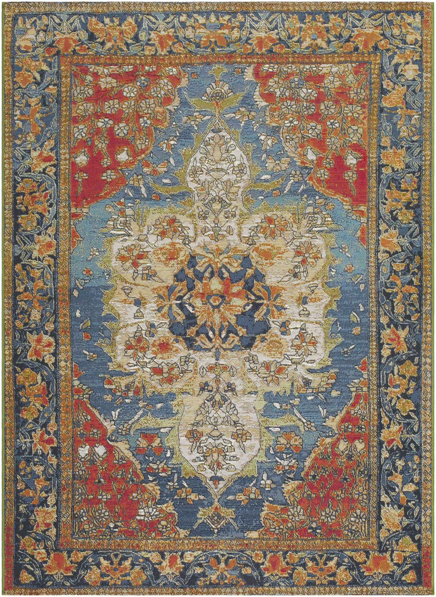 Zorea Traditional Outdoor Area Rug - Ornate Home