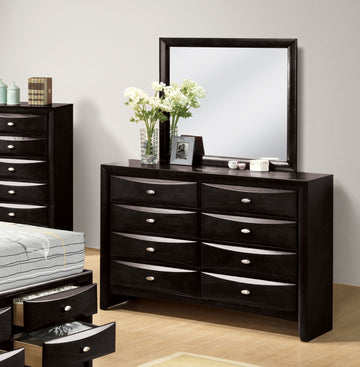 Zosimo Black 5 Pc. Queen Bedroom Set w/ 2NS - Ornate Home