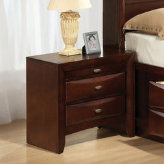 Zosimo Dark Cherry 5 Pc. Queen Bedroom Set w/ 2NS - Ornate Home