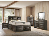 Zosimo Gray 4 Pc. Queen Bedroom Set - Ornate Home