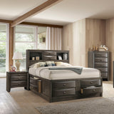 Zosimo Gray Storage Bed - Ornate Home