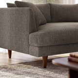 Zoya Earth 3 Piece Down Filled Overstuffed Boucle Sectional Sofa