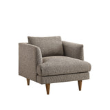 Zoya Earth Down Filled Overstuffed Boucle Armchair