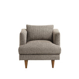 Zoya Earth Down Filled Overstuffed Boucle Armchair