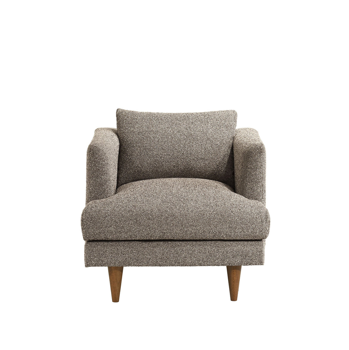 Zoya Earth Down Filled Overstuffed Boucle Armchair