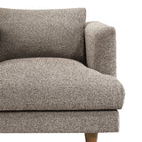 Zoya Earth Down Filled Overstuffed Boucle Armchair