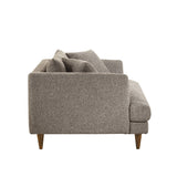 Zoya Earth Down Filled Overstuffed Boucle Chair-and-a-Half