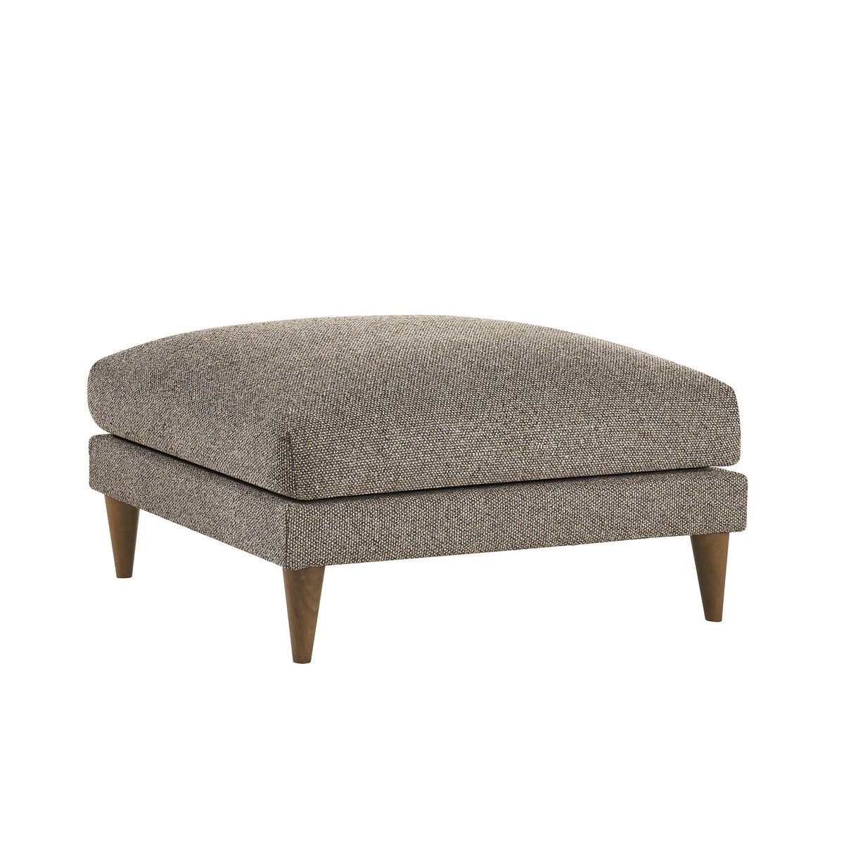 Zoya Earth Down Filled Overstuffed Boucle Ottoman