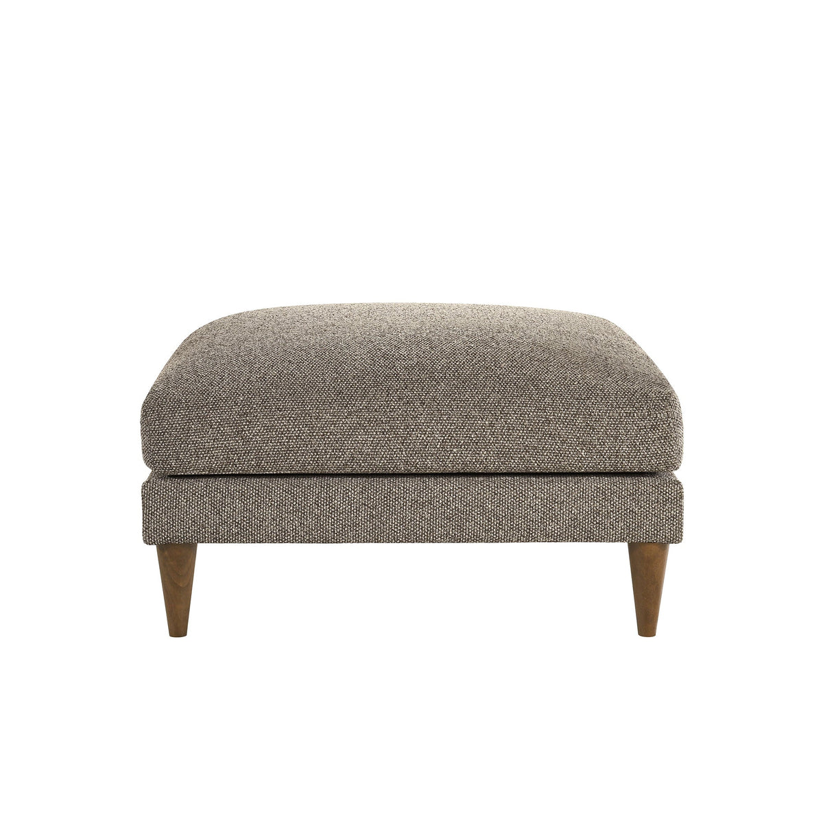 Zoya Earth Down Filled Overstuffed Boucle Ottoman