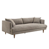 Zoya Earth Down Filled Overstuffed Boucle Sofa