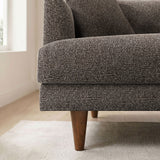 Zoya Earth Down Filled Overstuffed Boucle Sofa