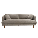Zoya Earth Down Filled Overstuffed Boucle Sofa