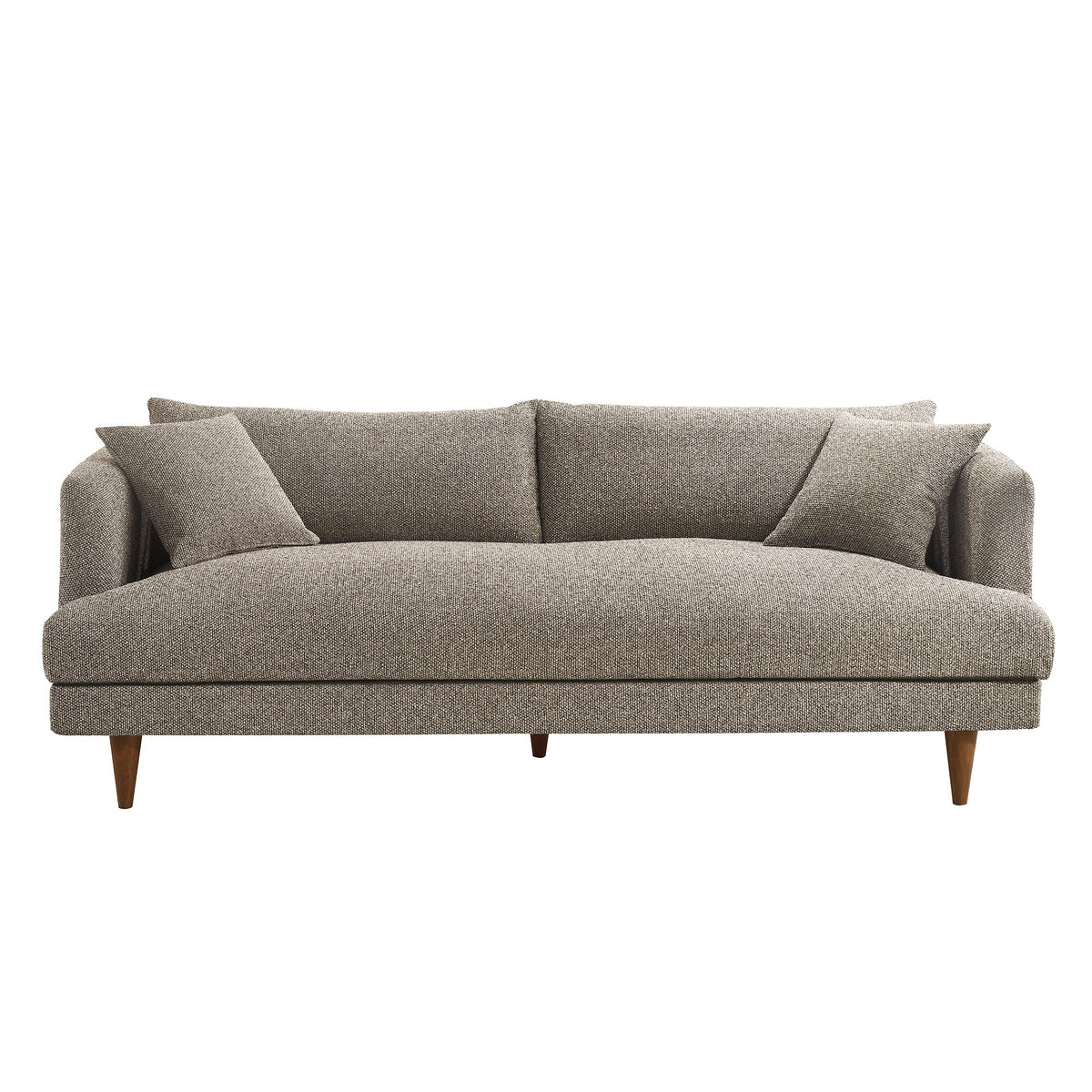 Zoya Earth Down Filled Overstuffed Boucle Sofa