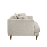 Zoya Fog Down Filled Overstuffed Boucle Chair-and-a-Half