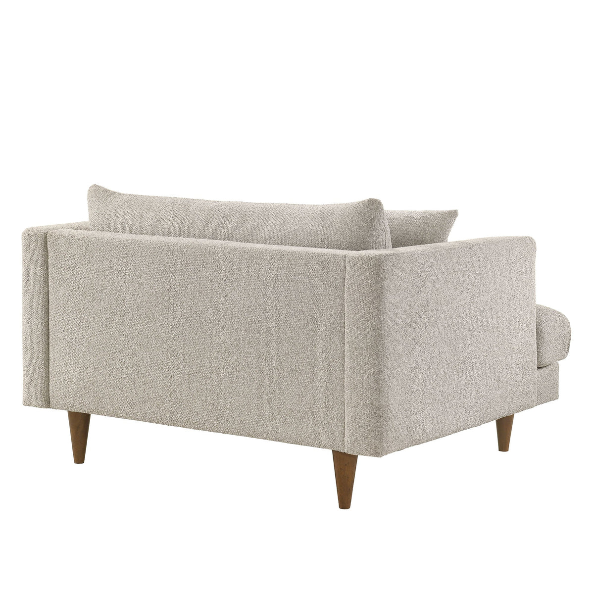 Zoya Fog Down Filled Overstuffed Boucle Chair-and-a-Half