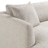 Zoya Fog Down Filled Overstuffed Boucle Chair-and-a-Half
