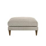 Zoya Fog Down Filled Overstuffed Boucle Ottoman