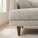 Zoya Fog Down Filled Overstuffed Boucle Sofa