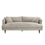 Zoya Fog Down Filled Overstuffed Boucle Sofa
