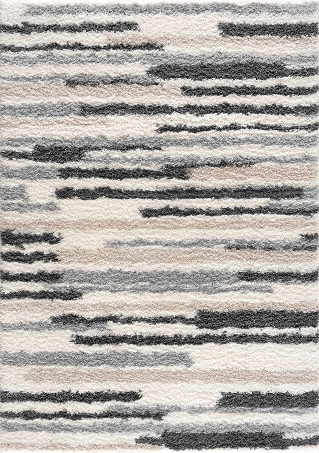 Zoya Irregular Striped Area Rug - Ornate Home