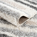 Zoya Irregular Striped Area Rug - Ornate Home