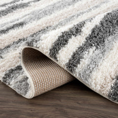 Zoya Irregular Striped Area Rug - Ornate Home