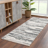 Zoya Irregular Striped Area Rug - Ornate Home