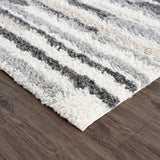 Zoya Irregular Striped Area Rug - Ornate Home