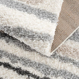 Zoya Irregular Striped Area Rug - Ornate Home