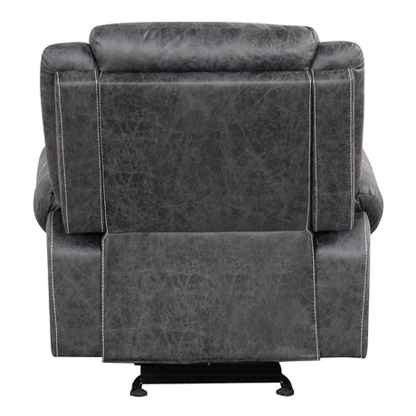 Zubaida Dark Gray  Power Motion Glider Recliner - Ornate Home