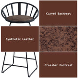 Zudora Black Counter Height Chair (Set of 2) - Ornate Home