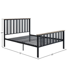 Zudora Oak Full Bed - Ornate Home