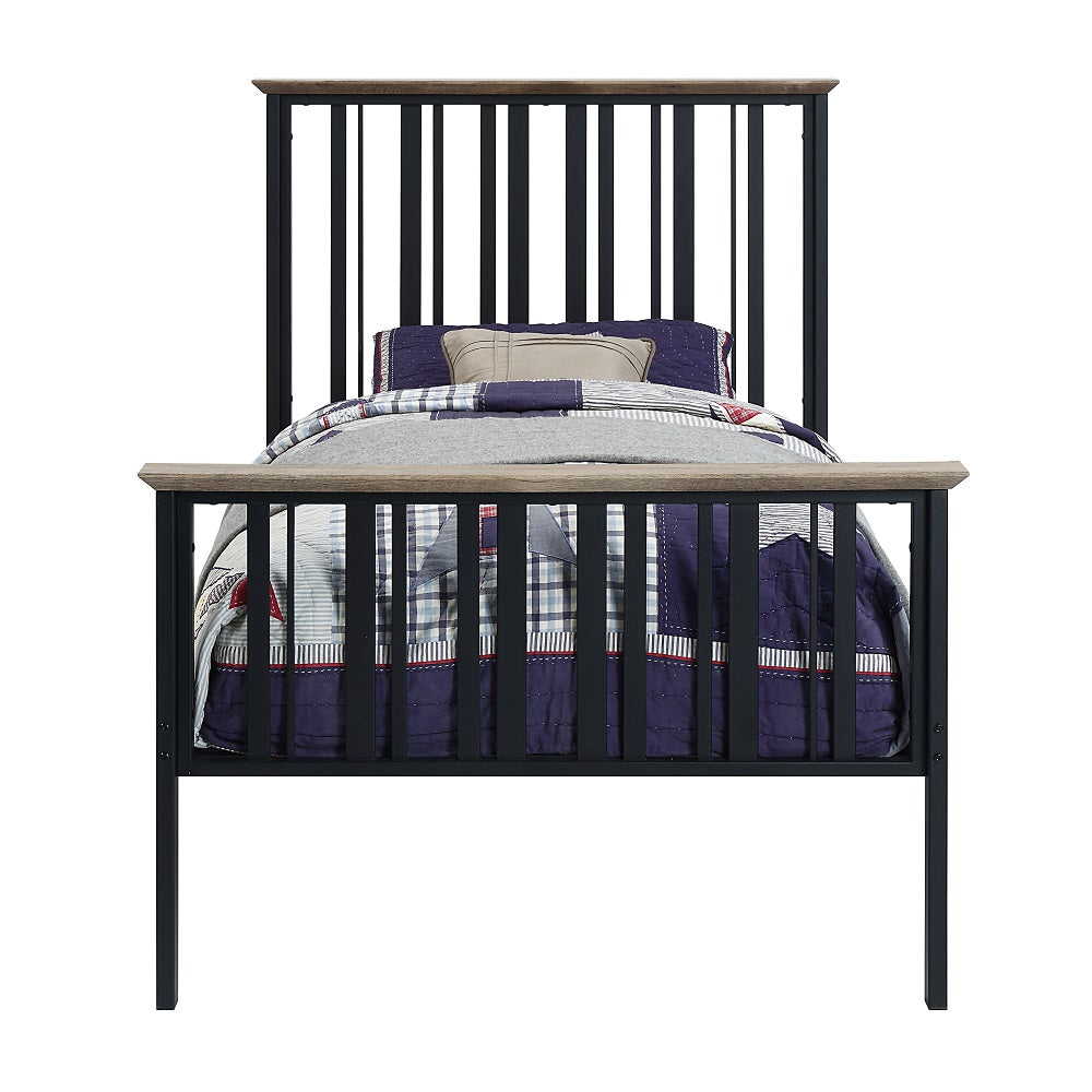 Zudora Oak Twin Bed - Ornate Home