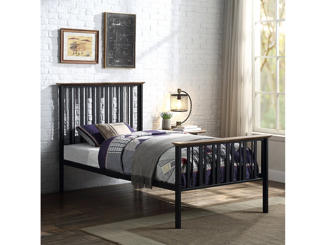Zudora Oak Twin Bed - Ornate Home