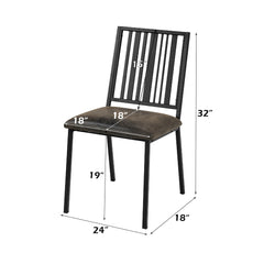 Zudora Side Chair(Set-2) - Ornate Home