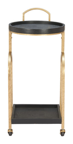 Zukei Black Bar Cart - Ornate Home