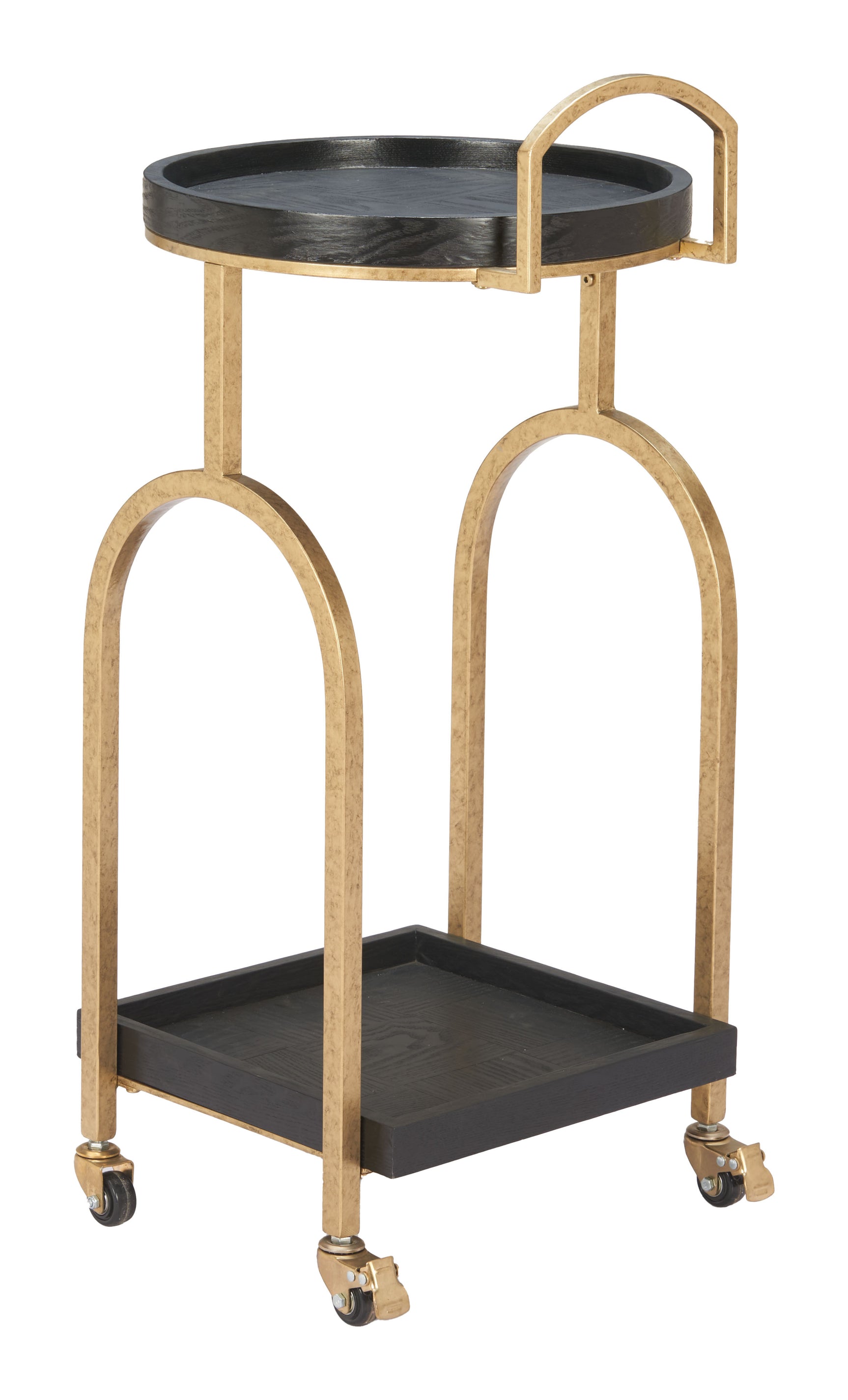 Zukei Black Bar Cart - Ornate Home