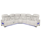Zuma Beige HP0426 Power2 Reclining Sectional 3 Pc Set - Ornate Home