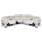 Zuma Beige HP0426 Power2 Reclining Sectional 3 Pc Set - Ornate Home