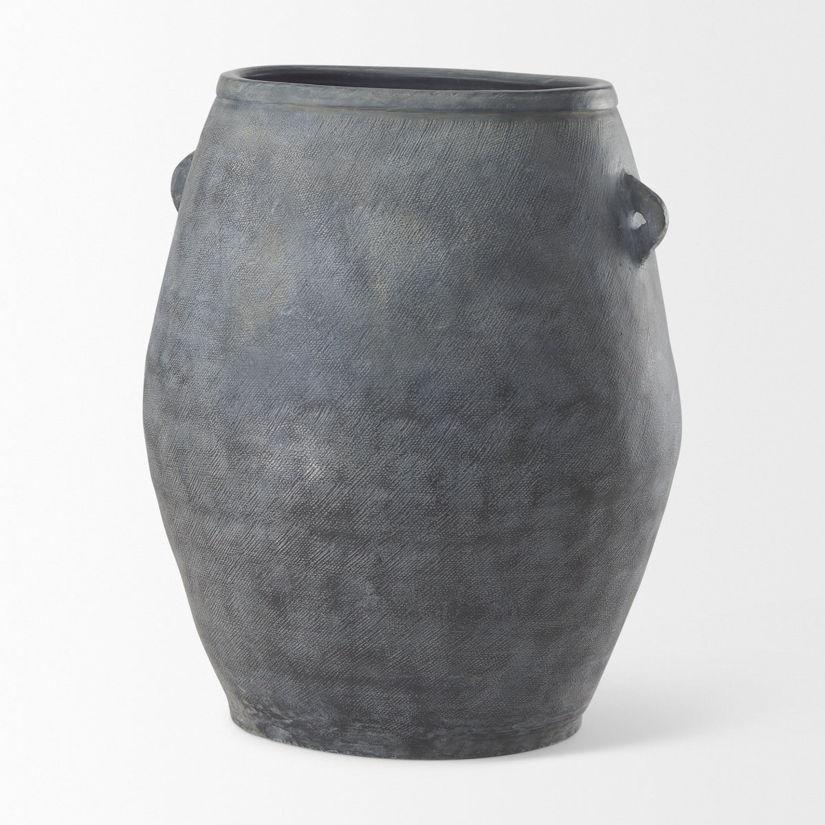 Zuma Dark Gray Ceramic Floor Vase