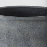 Zuma Dark Gray Ceramic Floor Vase