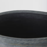 Zuma Dark Gray Ceramic Floor Vase