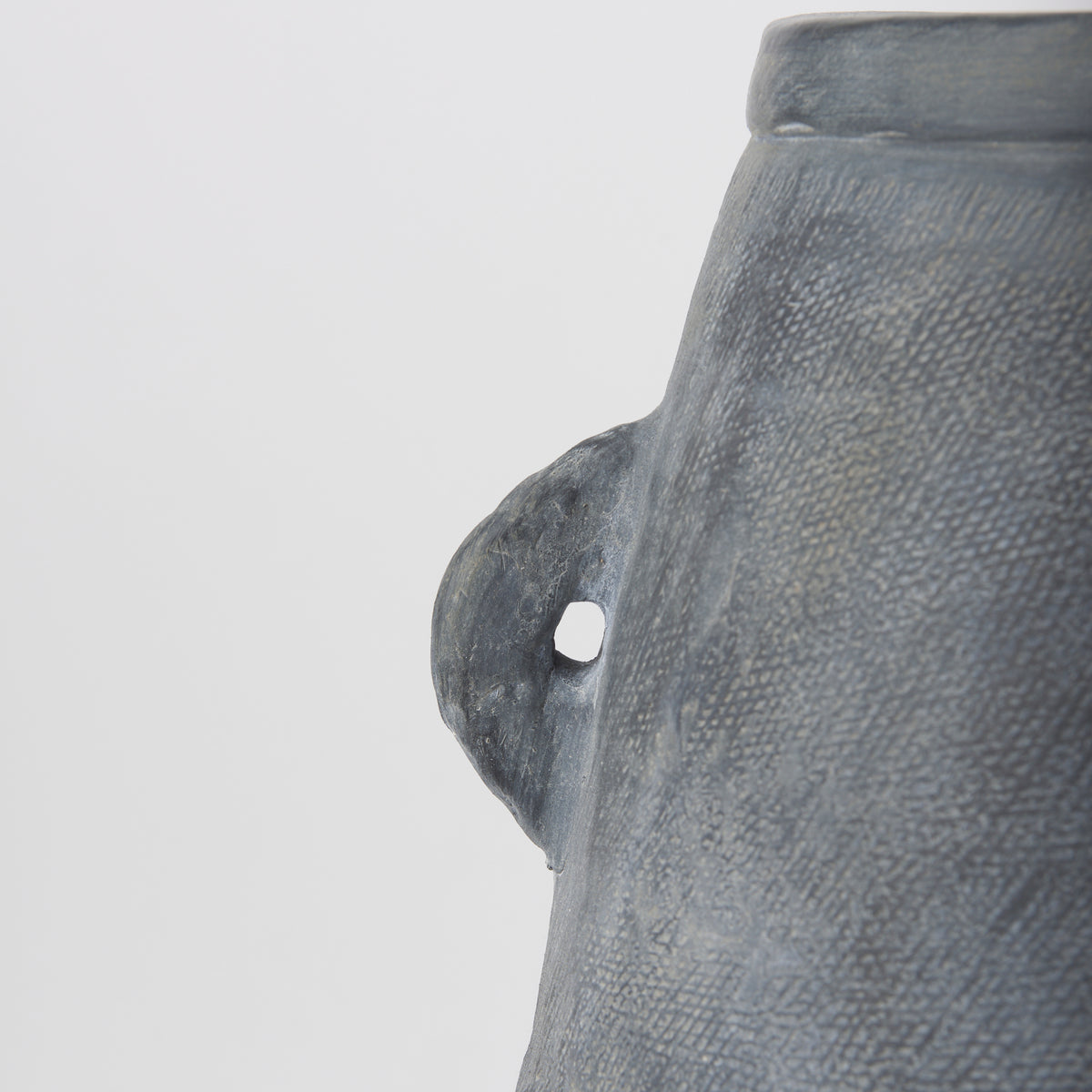Zuma Dark Gray Ceramic Floor Vase