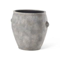Zuma Light Gray Ceramic Floor Vase