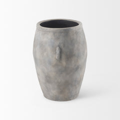 Zuma Light Gray Ceramic Floor Vase