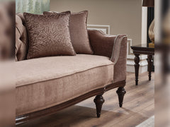 Zumrut Lux Light Brown 3-pieces (Sofa & Loveseat & Chair) Living Room Set - Ornate Home