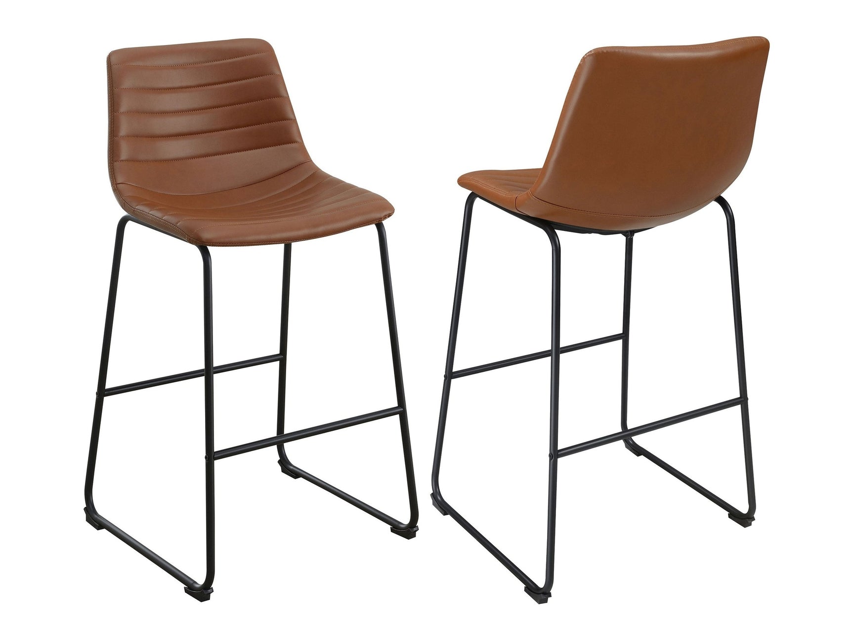 Zuni Saddle Counter Height Chair (Set of 2) - Ornate Home