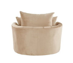 Zunyas Beige Accent Chair - Ornate Home