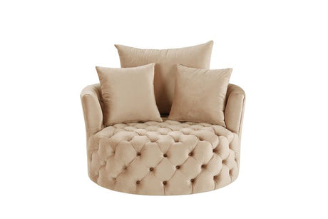 Zunyas Beige Accent Chair - Ornate Home
