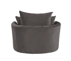 Zunyas Gray Accent Chair - Ornate Home